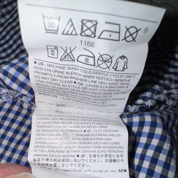 Old Navy Blue Gingham cami Women's swing Dress. Size Medium. EUC - Picture 11 of 12